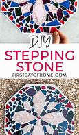 Image result for How to Make Mosaic Stepping Stones