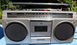 Image result for Vintage Sanyo Boombox