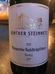 Image result for Weingut Gunther Steinmetz Piesporter Goldtropfchen Riesling