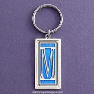 Image result for Letter M Keychain for Wrist Woman