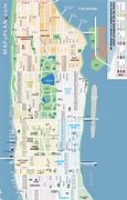 Image result for Map of New York City Manhattan Attractions