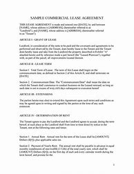 Image result for Commercial Lease Contract Template