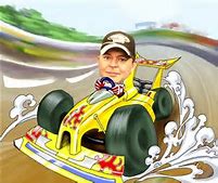 Image result for Caricature Race Car Driver