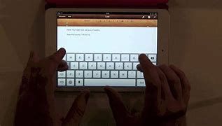 Image result for iPad Mini On Screen Keyboard