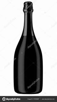 Image result for Black Champagne Bottle