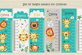 Image result for Height Meter Chart