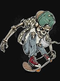 Image result for Skateboard Skeleton