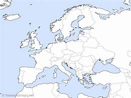 Image result for Western Europe Outline Map