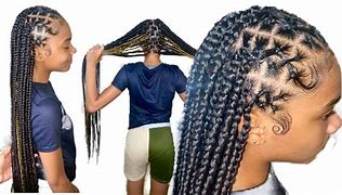 Image result for Criss Cross Hairstyles for Black Girls