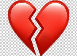 Image result for Red Broken Heart Emoji