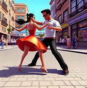 Image result for Bachata Dancing Cartoon