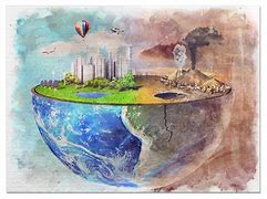Image result for Painting On Pollution City