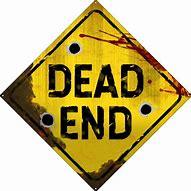 Image result for Red Dead End Sign