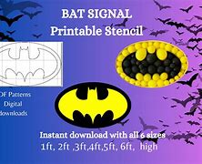 Image result for Bat Signal Template