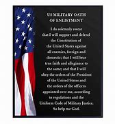 Image result for Military Service Oath of Enlistment