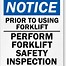 Image result for ForkLift Signs Safety Signs