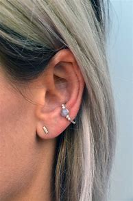 Image result for Silver Conch Piercing