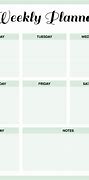Image result for One Week Planner Template