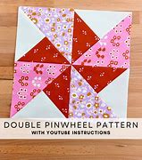 Image result for Easy Pinwheel Quilt Block Pattern