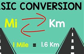 Image result for 1 Kilometer to Miles