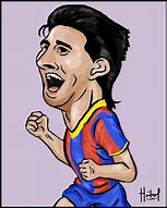 Image result for Messi Cartoon Image