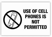 Image result for OSHA No Cell Phone Sign