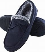 Image result for Men's Leather Bedroom Slippers