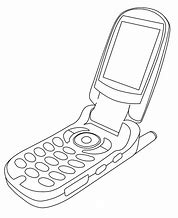 Image result for Cell Phone Line Art
