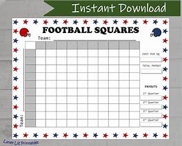 Image result for DIY Football Squares