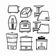 Image result for Household Appliances Sketches