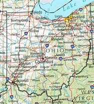 Image result for State of Ohio Road Map