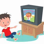 Image result for Watching TV Clip Art