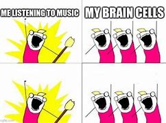 Image result for Listening Song My Brain Meme