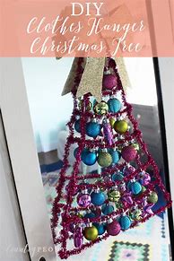 Image result for Clothes Hanger Christmas Tree