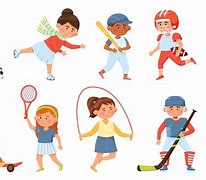 Image result for Children Sports Cartoon