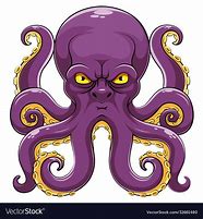 Image result for Cartoon Angry Octopus
