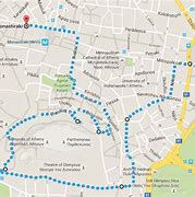 Image result for Athens Walking Tour Map
