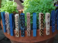 Image result for Decorated Clothes Pins