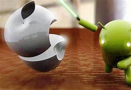 Image result for Android Cutting Apple