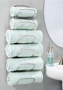 Image result for Wall Towel Rack Rolled Towels