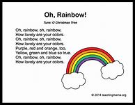 Image result for Preschool Poems About Colors