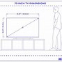 Image result for Dimension 75 Inch to 85 Inch TV