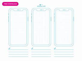 Image result for iPhone XR Paper Template Printable