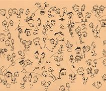 Image result for Cartoon Face Sketches