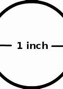 Image result for One Inch Actual Image