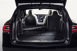 Image result for Tesla Model X 7 Seater with Seats Folded Down