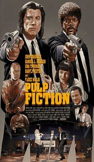 Image result for Pulp Fiction Movie Theater Poster