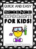 Image result for Easy Science Experiments