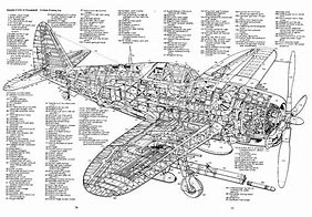 Image result for P-47 Three View