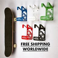 Image result for Skateboard Wall Rack Double